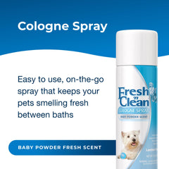 PetAg Fresh ’n Clean rociado sobre el pelo del perro, deja un olor suave y agradable.