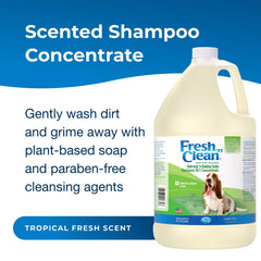 PetAg Fresh ’n Clean para piel sensible con vitamina E y aloe.