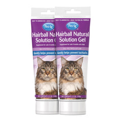 PetAg Hairball Natural Solution Gel, botella de 3.5 oz para gatos, ayuda a reducir bolas de pelo.