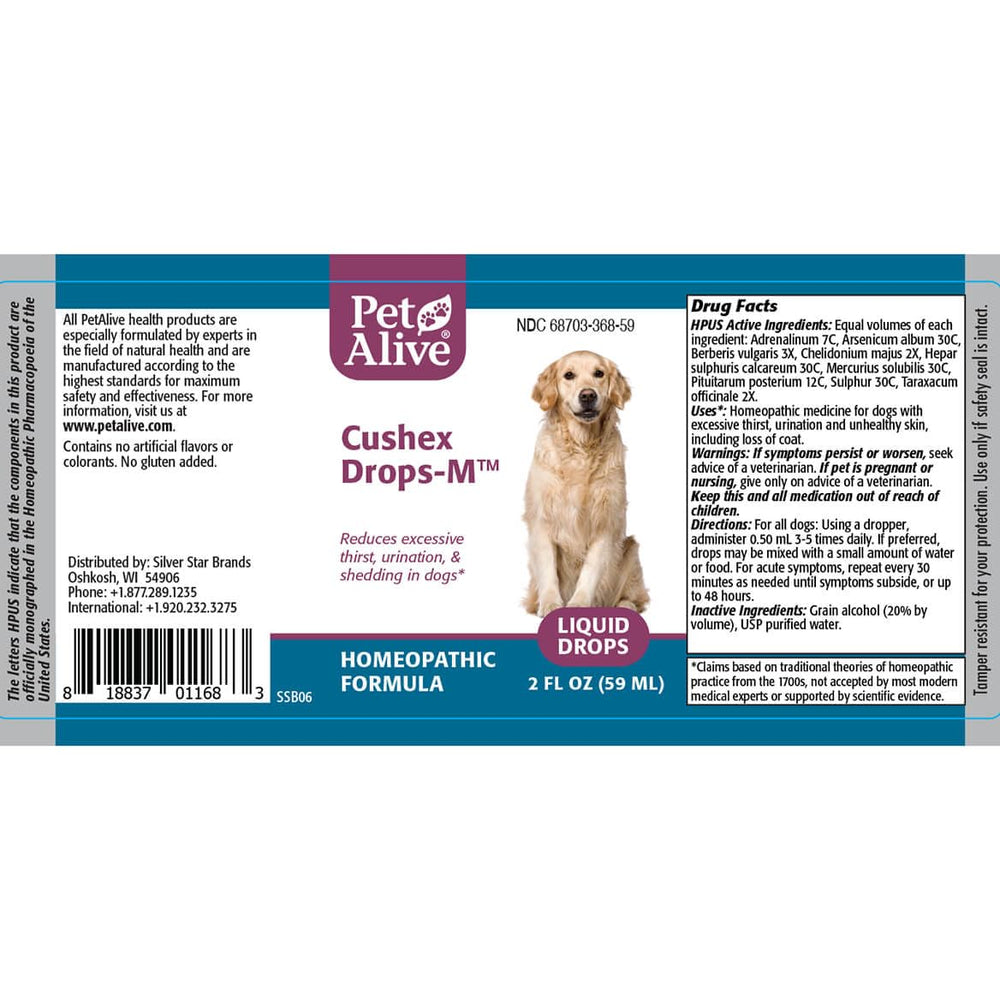 PetAlive Cushex Drops-M: uso diario suave para comodidad de tu mascota.
