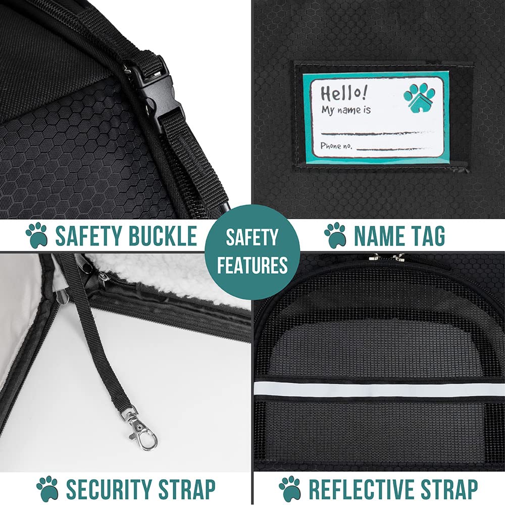 PetAmi bolsillo frontal para accesorios útiles durante el viaje