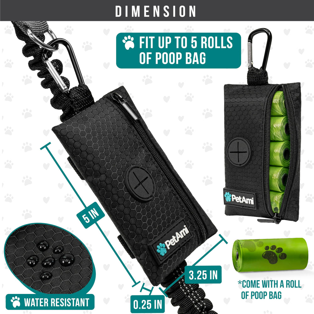 PetAmi cintas velcro para correa, ajuste seguro en caminatas.