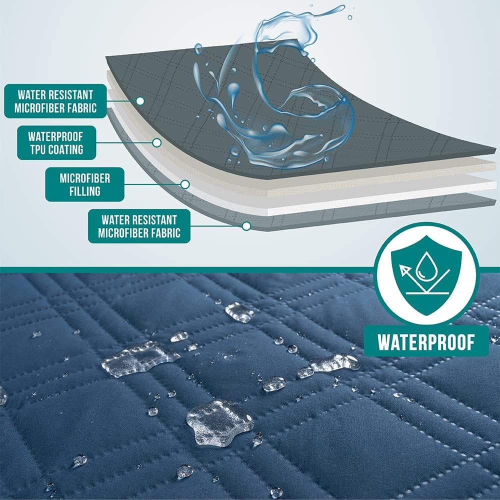 PetAmi cobertor reversible para muebles, dos caras para diferentes estilos