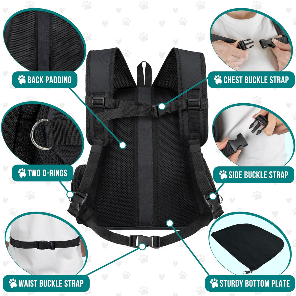 PetAmi correas acolchadas ajustables ofrecen confort en viajes largos.
