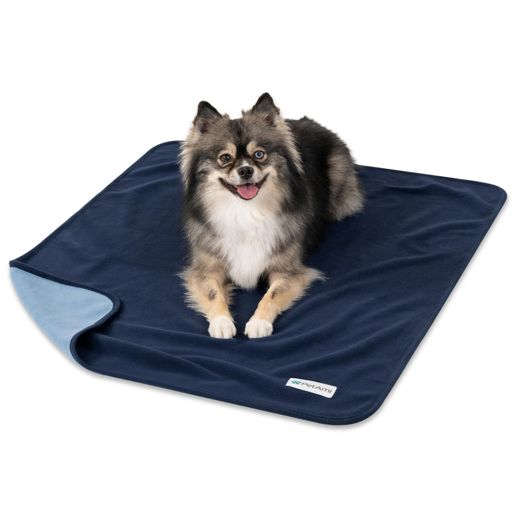 PetAmi cubre-asiento-coche-impermeable ideal para viajes con mascotas.