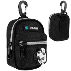 PetAmi dispensador de bolsas para excrementos en la correa, práctico para paseos.