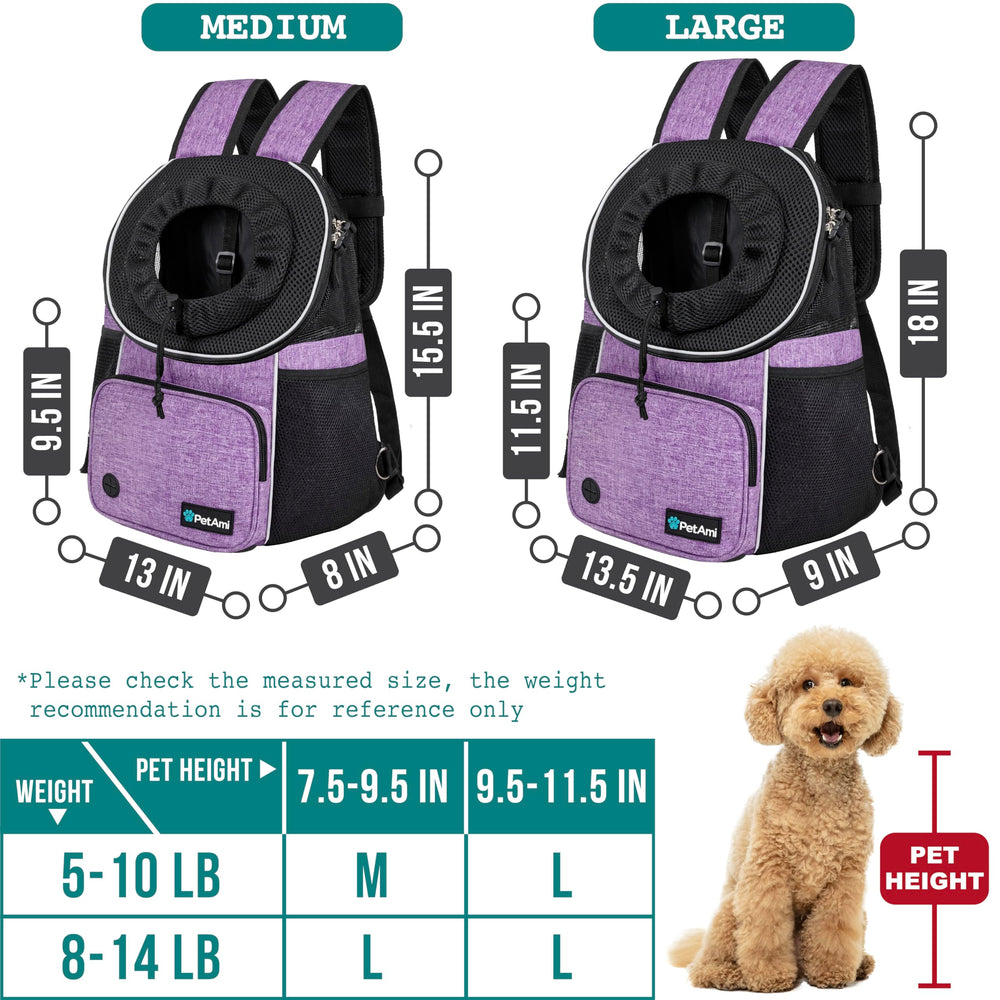 PetAmi Dispensador de bolsas y bolsillo frontal para llevar suministros de mascotas.