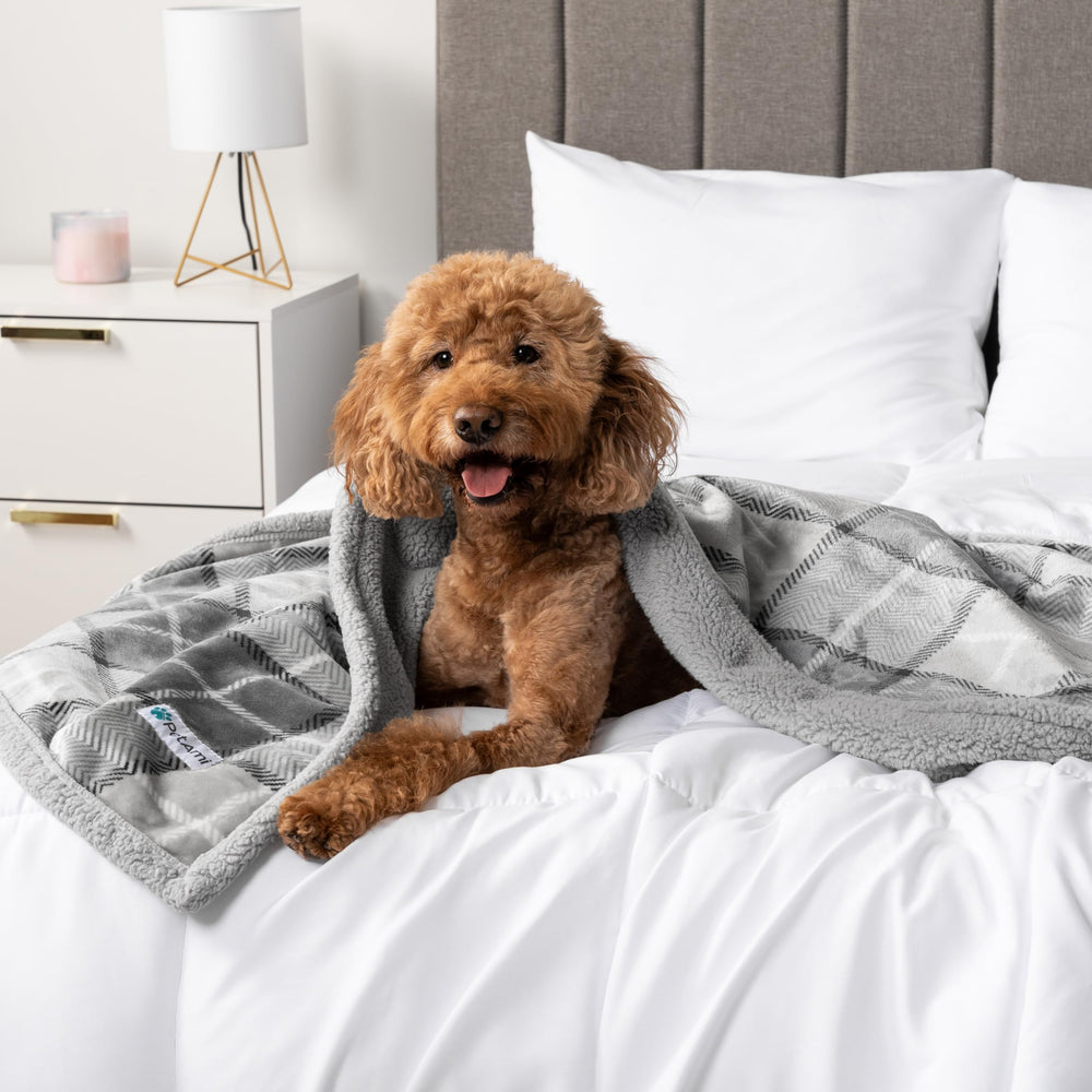 PetAmi cobertor para perros y gatos mantiene al animal cómodo.