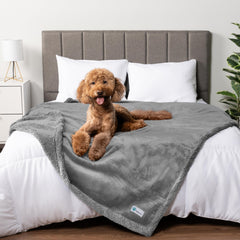 PetAmi manta impermeable para perro sobre el sofá protege el mueble ante derrames.
