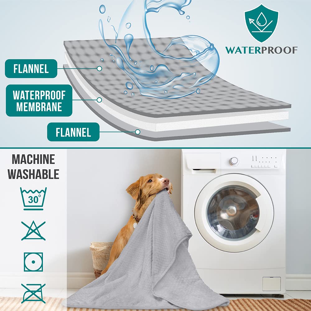 PetAmi manta lavable a máquina facilita la limpieza tras paseos.