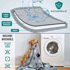 Manta lavable a máquina PetAmi facilita la limpieza rápida.