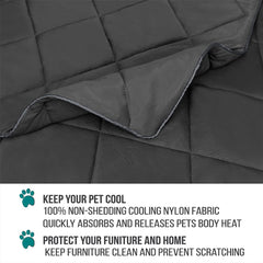 PetAmi manta para coche; ideal para viajes con mascotas.