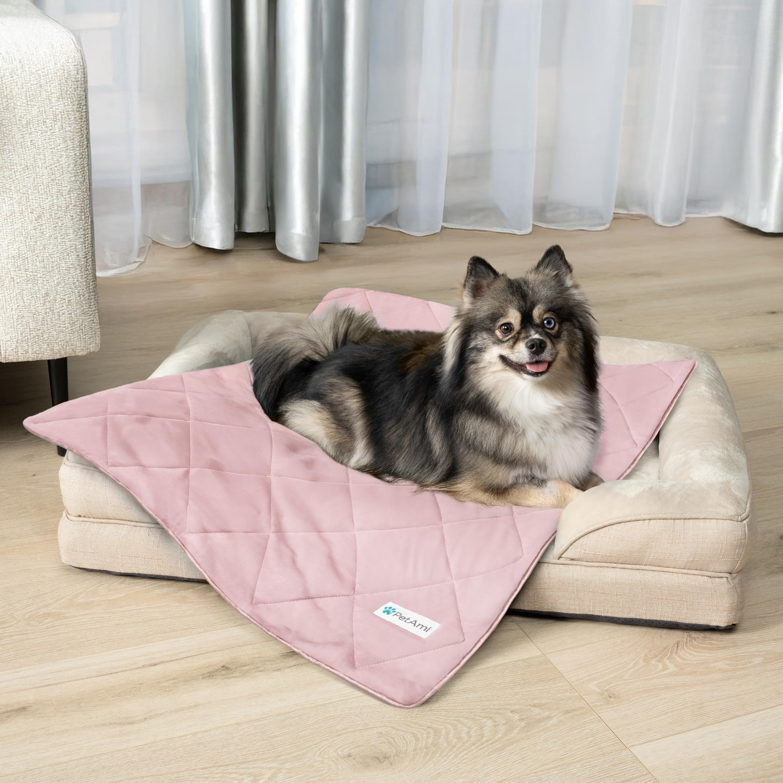 Manta protectora de muebles PetAmi para mantener limpio el sofá