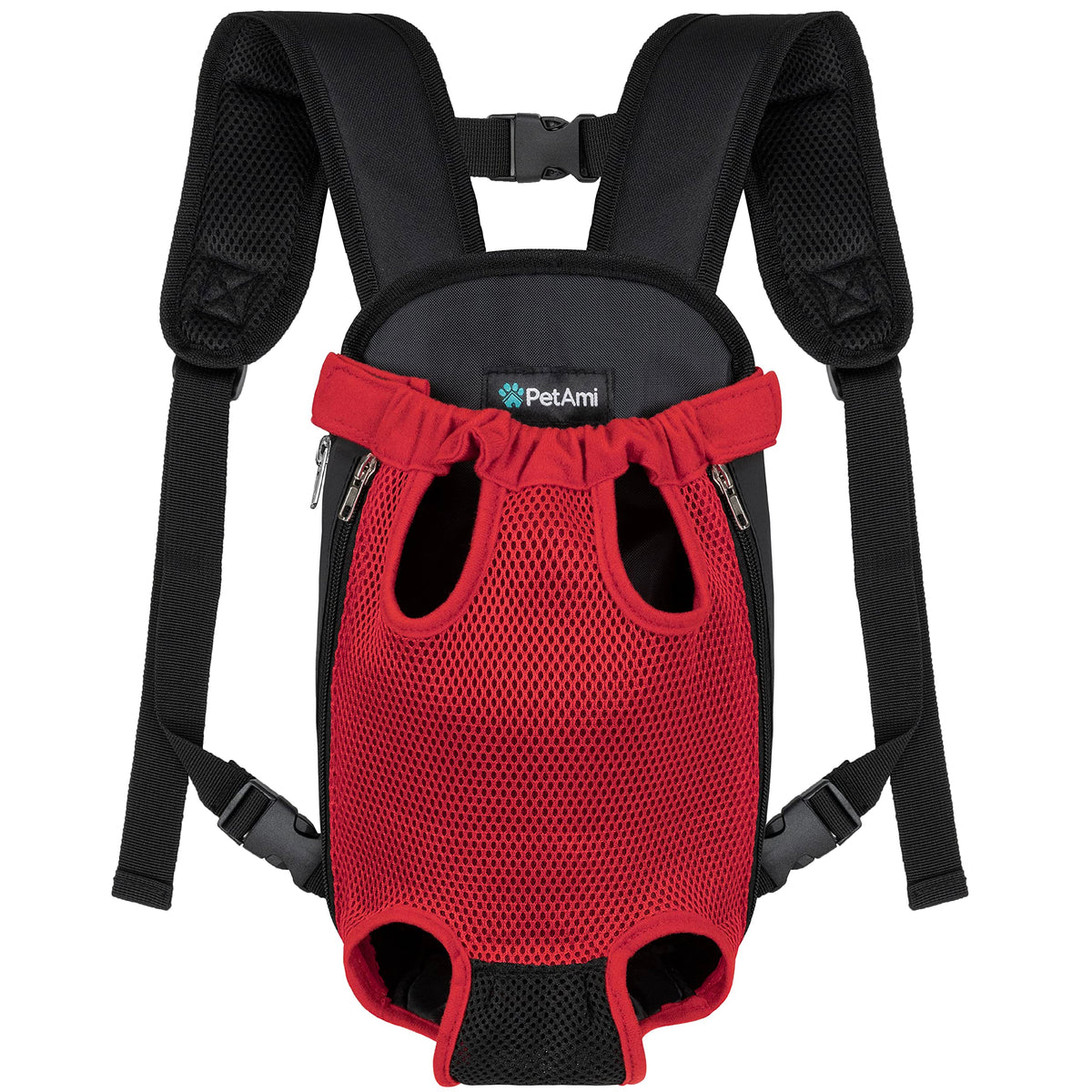 PetAmi mochila frontal para perro ventilada, ideal para paseos al aire libre