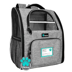 PetAmi mochila portabebés ventilada para mascotas, ideal para viajes y paseos