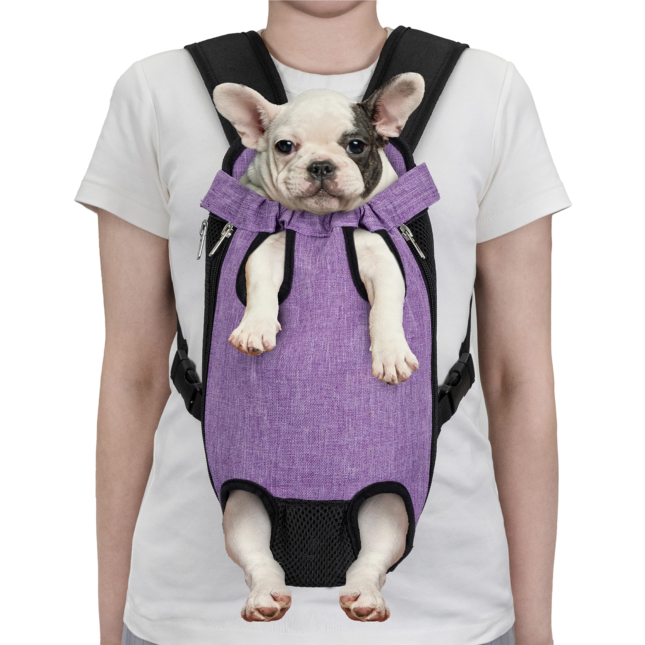 PetAmi Mochila Portabebés: correas ajustables para ajuste perfecto en caminatas.