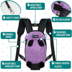 PetAmi Mochila Portabebés: malla ventilada para mayor flujo de aire.