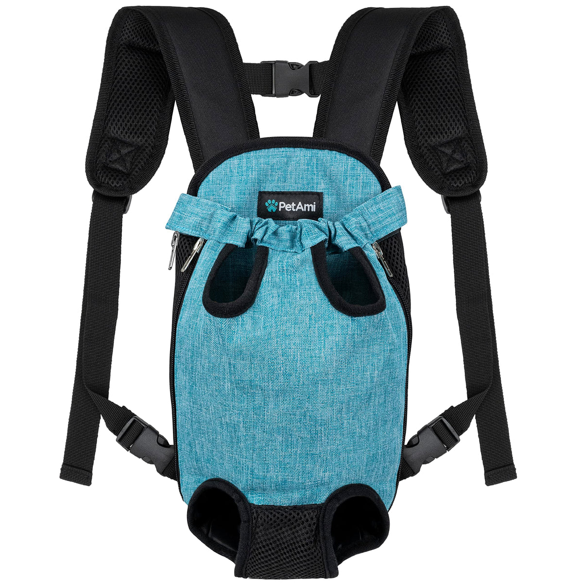 PetAmi portador-perro-frontal: cómodo para paseos y salidas al aire libre