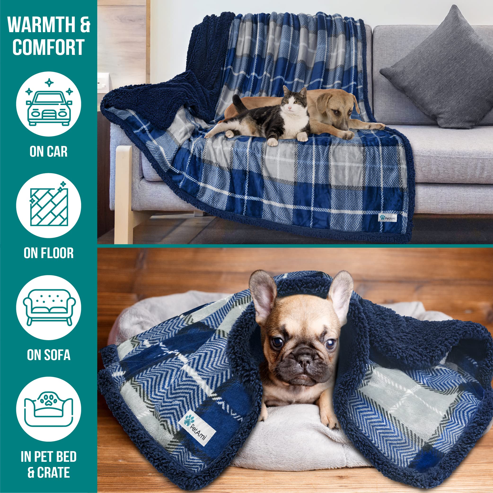 Tallas variadas de PetAmi para perros pequeños, medianos y grandes