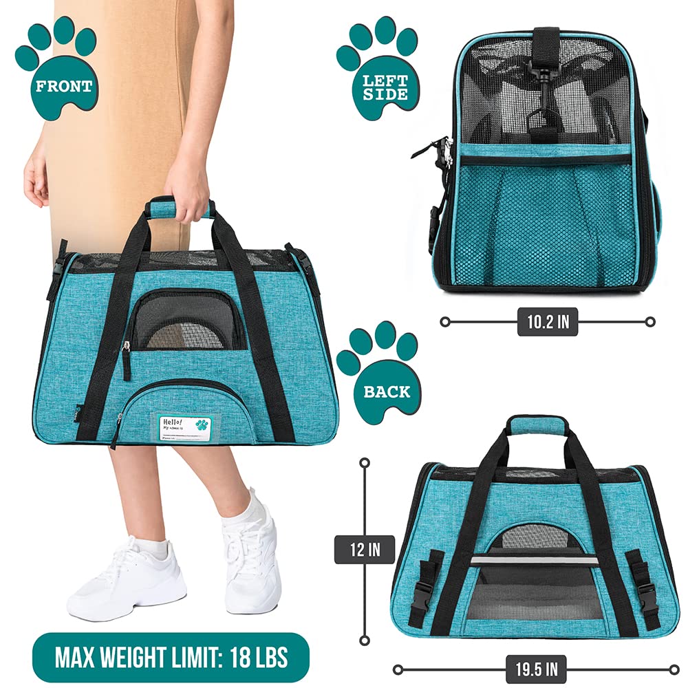 PetAmi transportín suave para perro pequeño ideal para coche