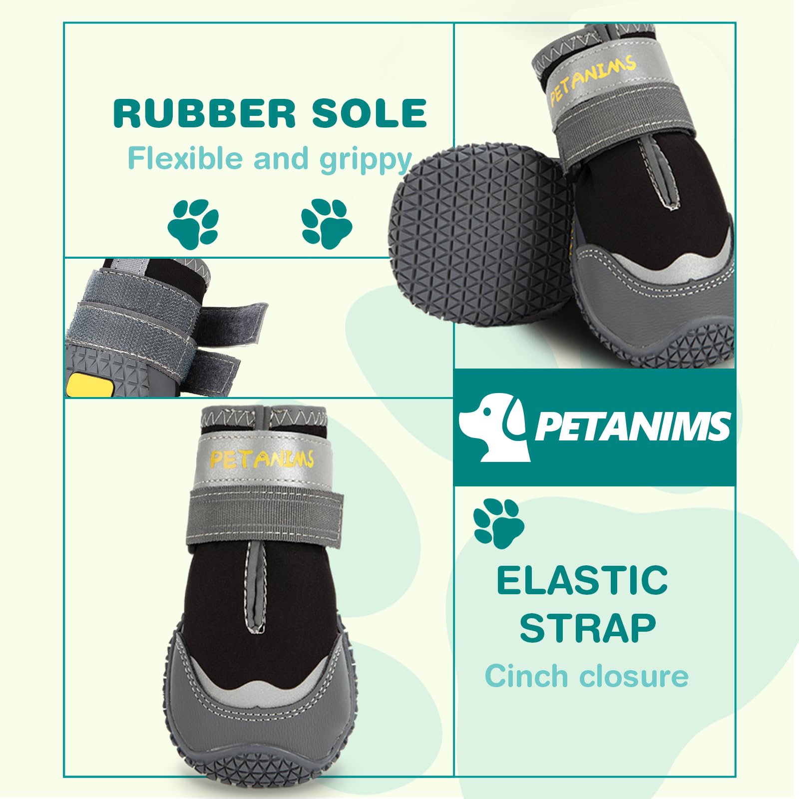 Perfectas para perros pequeños, protegen cuando caminan sobre pavimentos cálidos