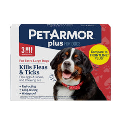 PetArmor Plus: aplicación tópica en perro XL para protección contra pulgas y garrapatas