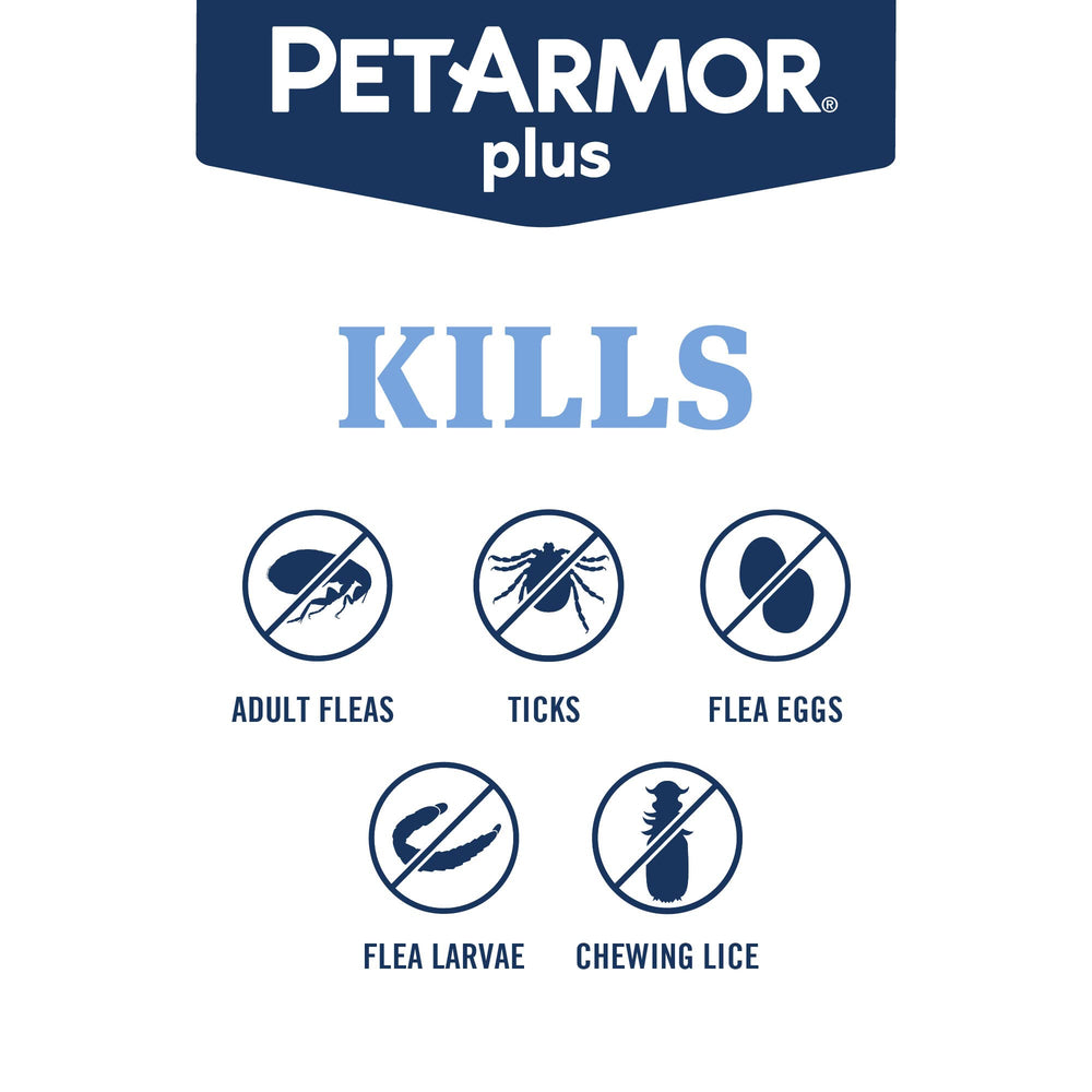 PetArmor Plus tres dosis para tres meses de protección en perros