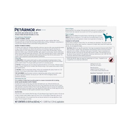 PetArmor Plus resistente al agua, ideal para perros activos