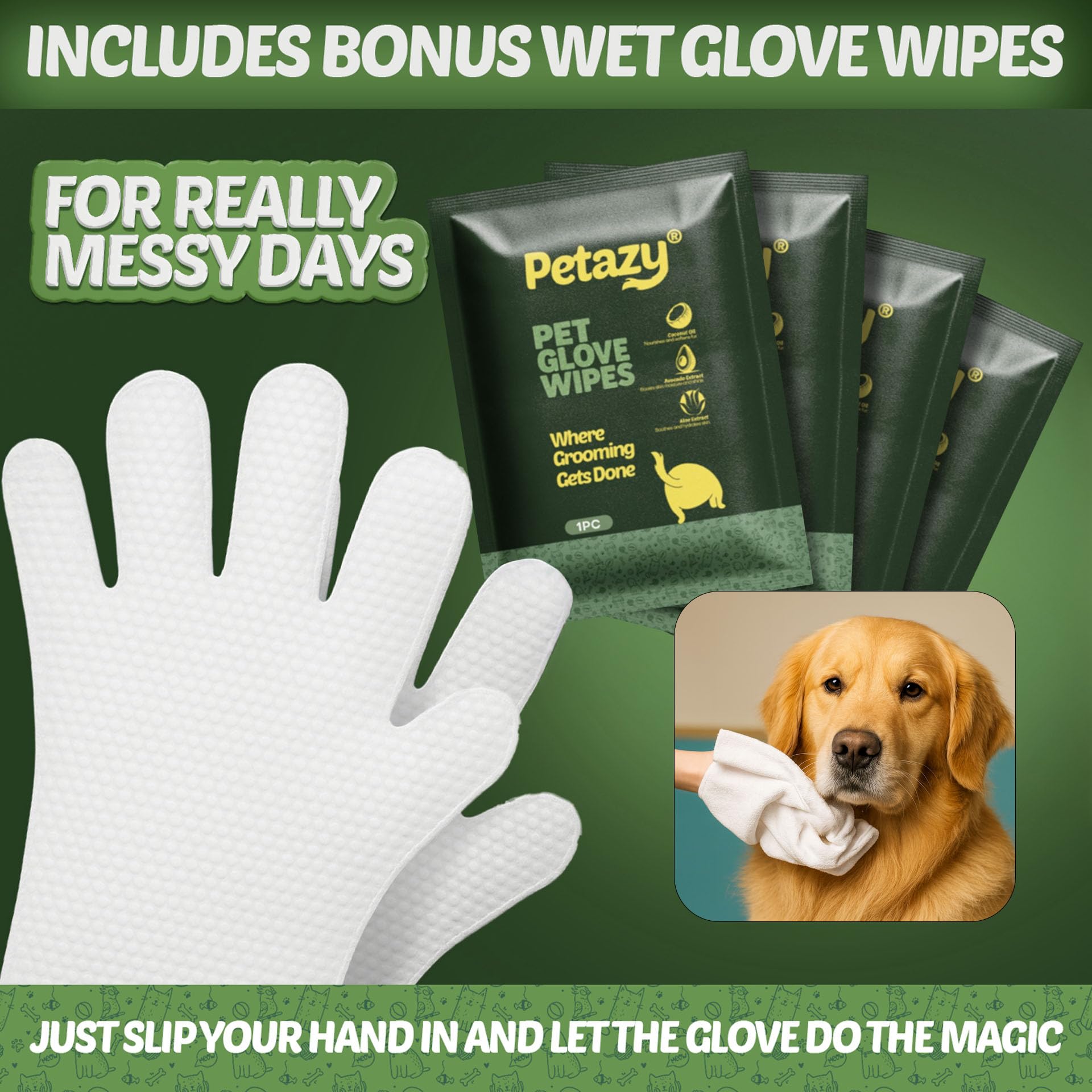 Petazy toallitas base vegetal gruesas para limpieza duradera