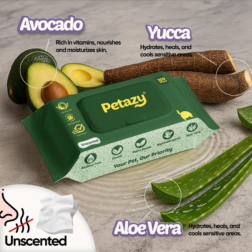 Petazy toallitas para perros: rostro limpio tras paseos