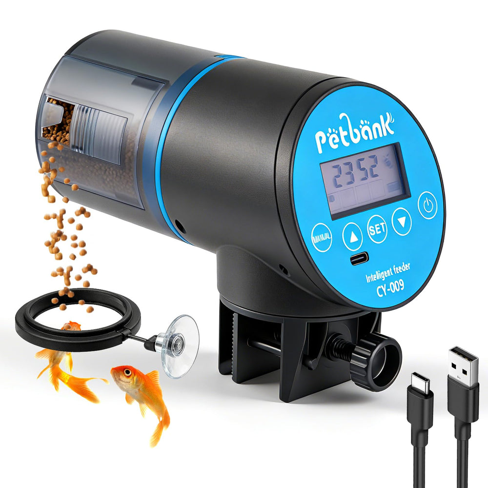 Petbank alimentador automático con cable de recarga para conveniencia diaria