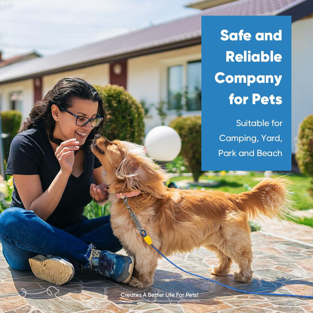 Petbobi uso al aire libre para perros azul: ideal para jardín, camping y playa.