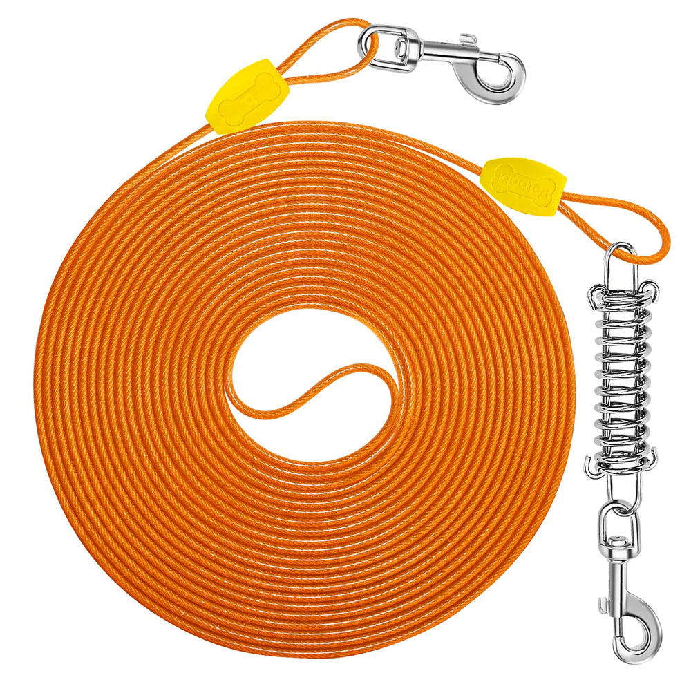 Petbobi cable-perro-40ft permite explorar al aire libre con seguridad.