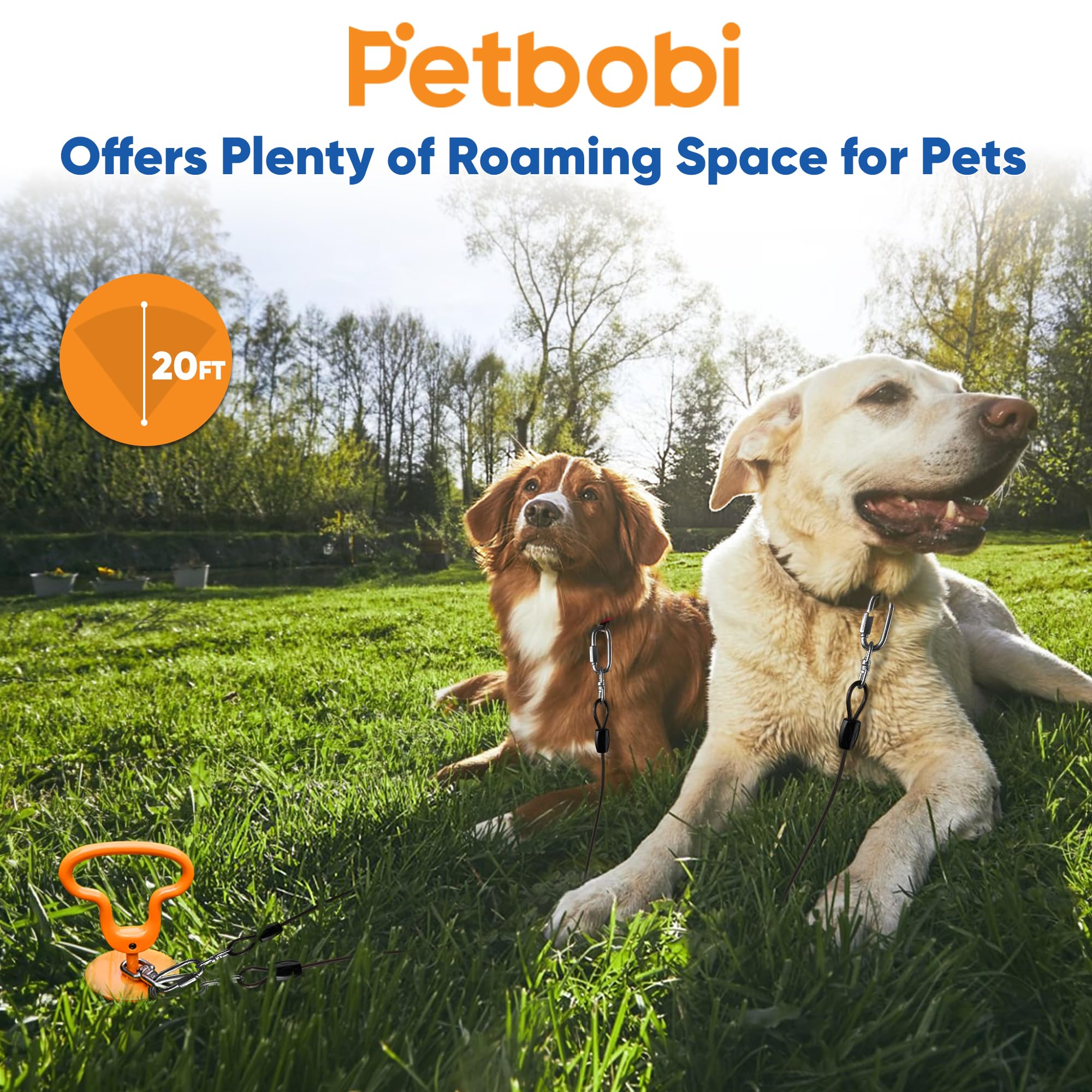 Petbobi cable recubierto en PVC resiste clima y mordidas