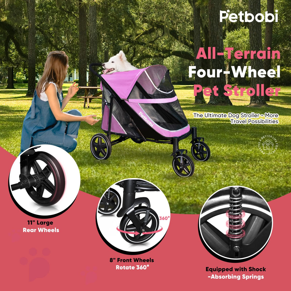 Petbobi Coche: interior espacioso para descansar o sentarse durante paseos.