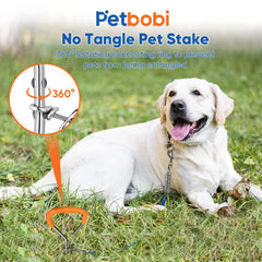 Petbobi instalación fácil con diseño espiral y punta afilada