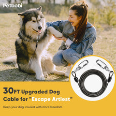 Petbobi mosquetón de acero inoxidable 304 para mayor resistencia