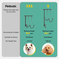 Petbobi, pinza de sujeción a mesa, segura y estable para peluquería.