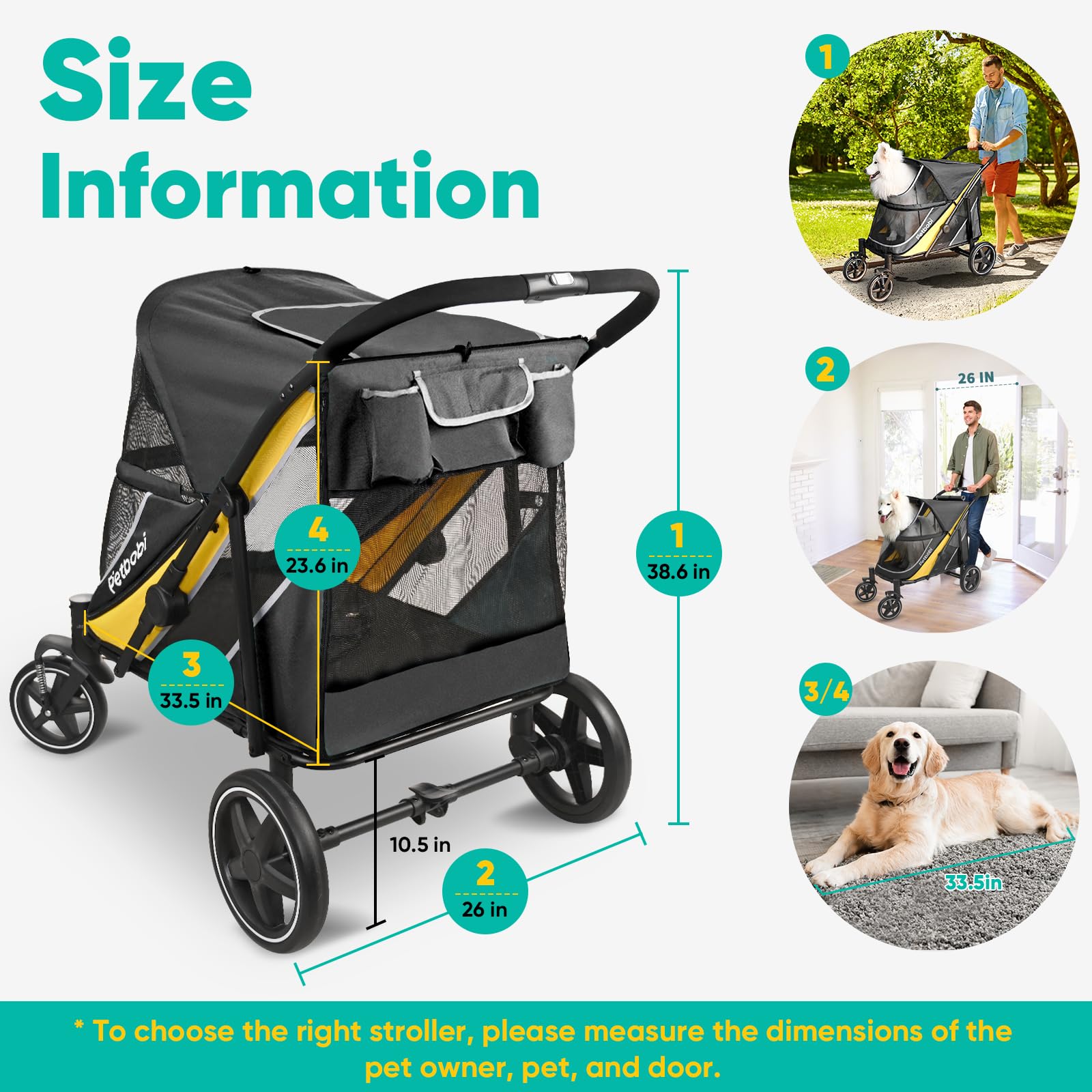 Petbobi plegable con una mano para viajar sin esfuerzo.
