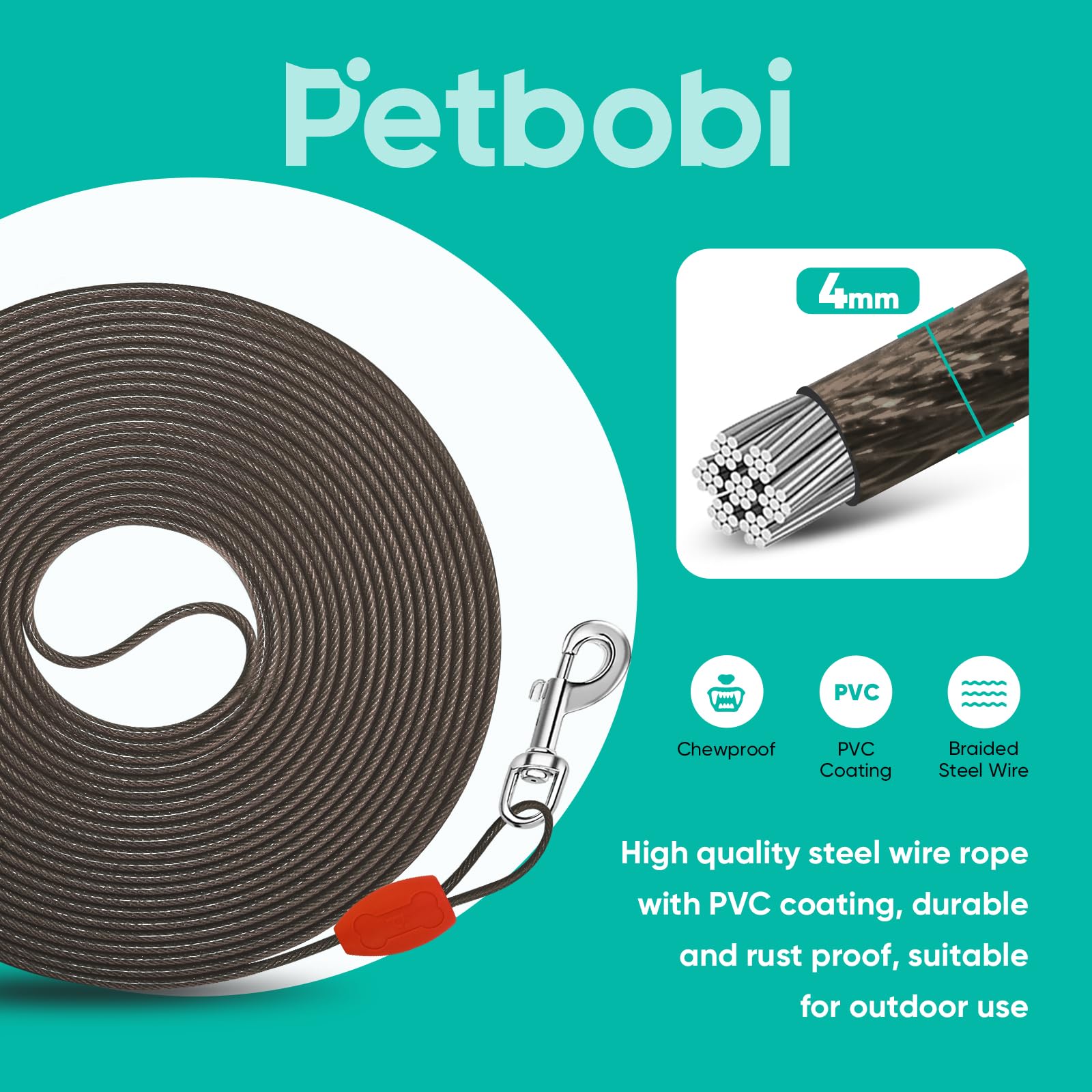 Petbobi resorte amortiguador para choque, reduce tensión durante juegos.