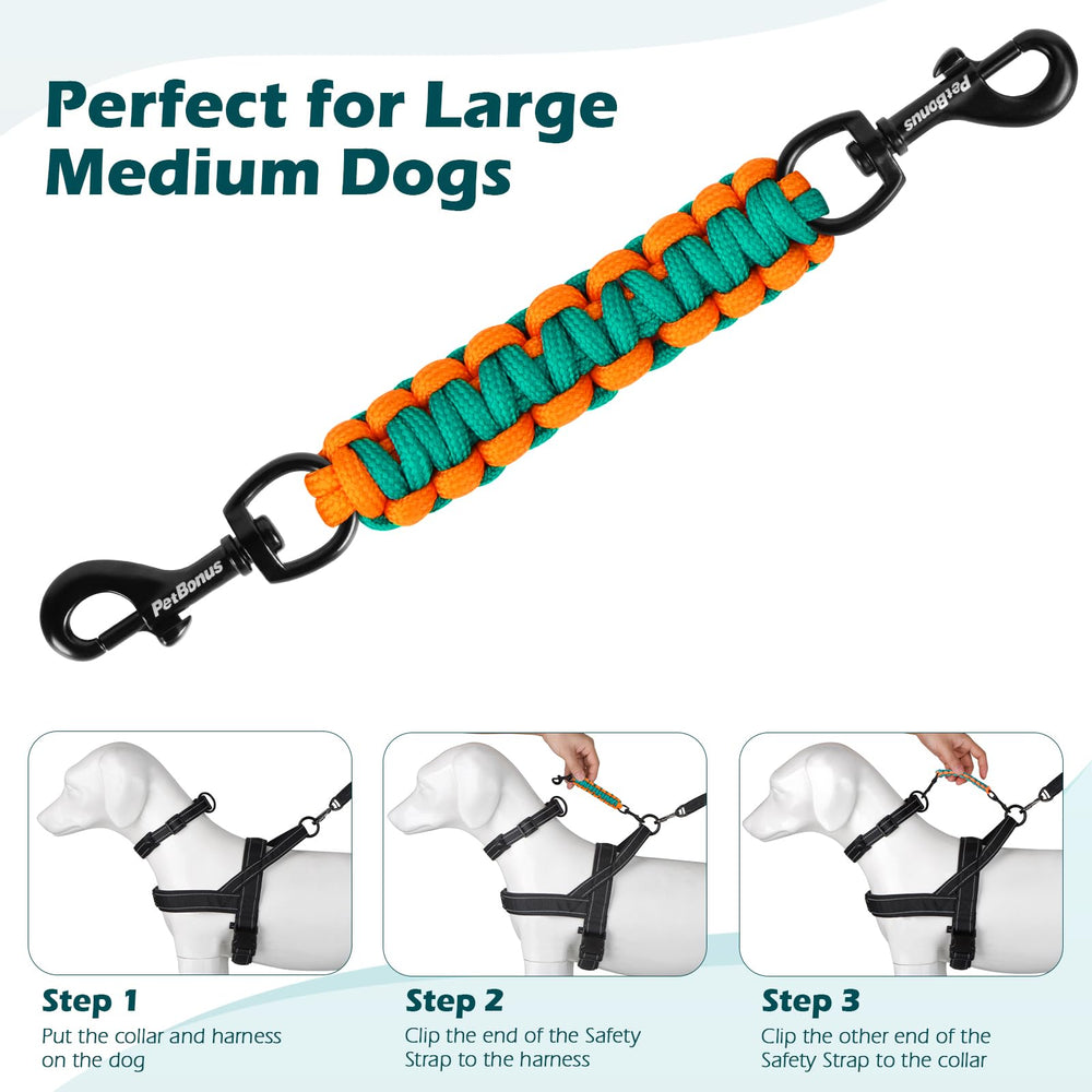 PetBonus ajuste facil collar y arnés para uso diario.