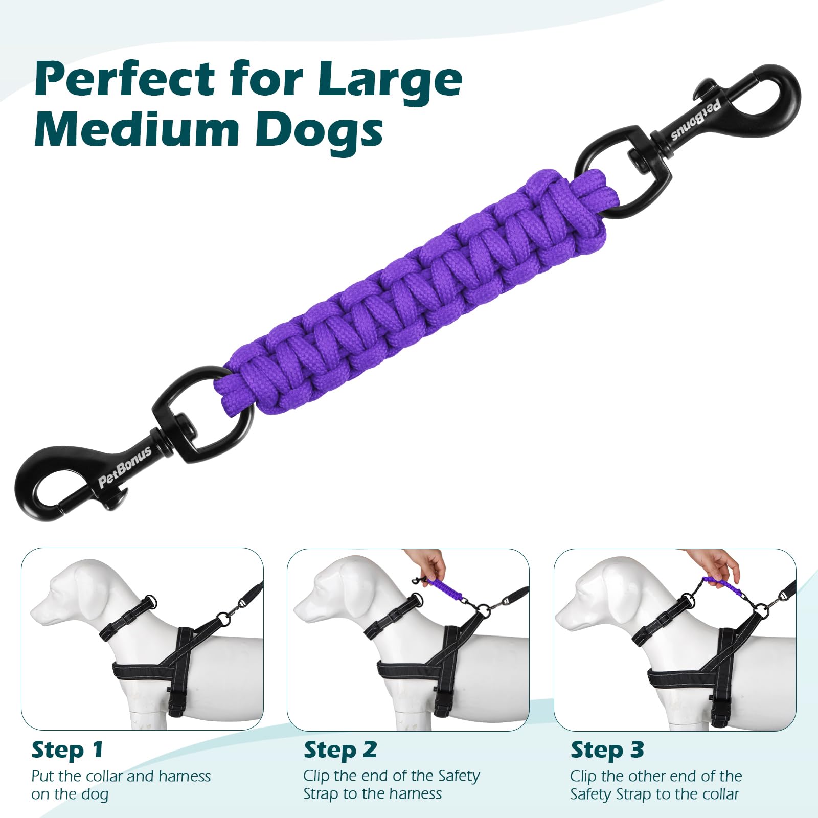 PetBonus compatible con collares de púas y arneses