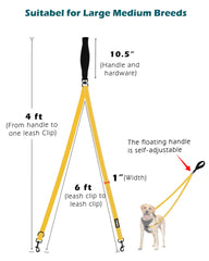 PetBonus modo convertible a correa de 4 pies para entrenamiento