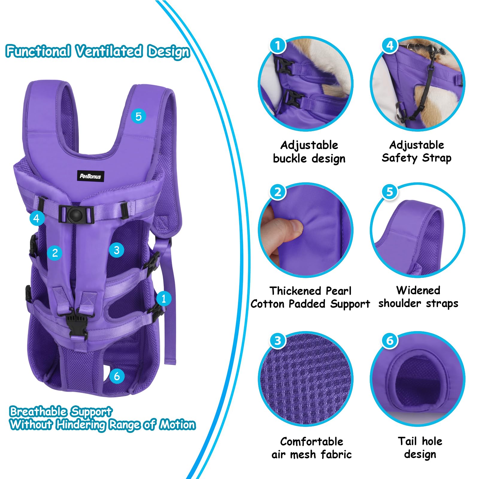 PetBonus correas ajustables para seguridad y confort en cada caminata.