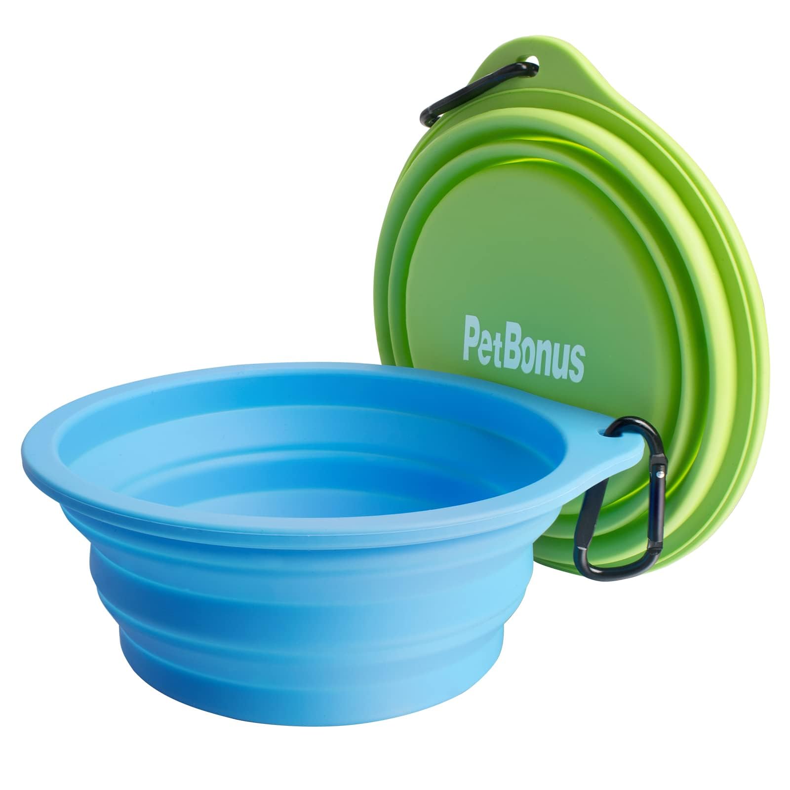 Diseño duradero y fácil de limpiar de PetBonus cuencos plegables