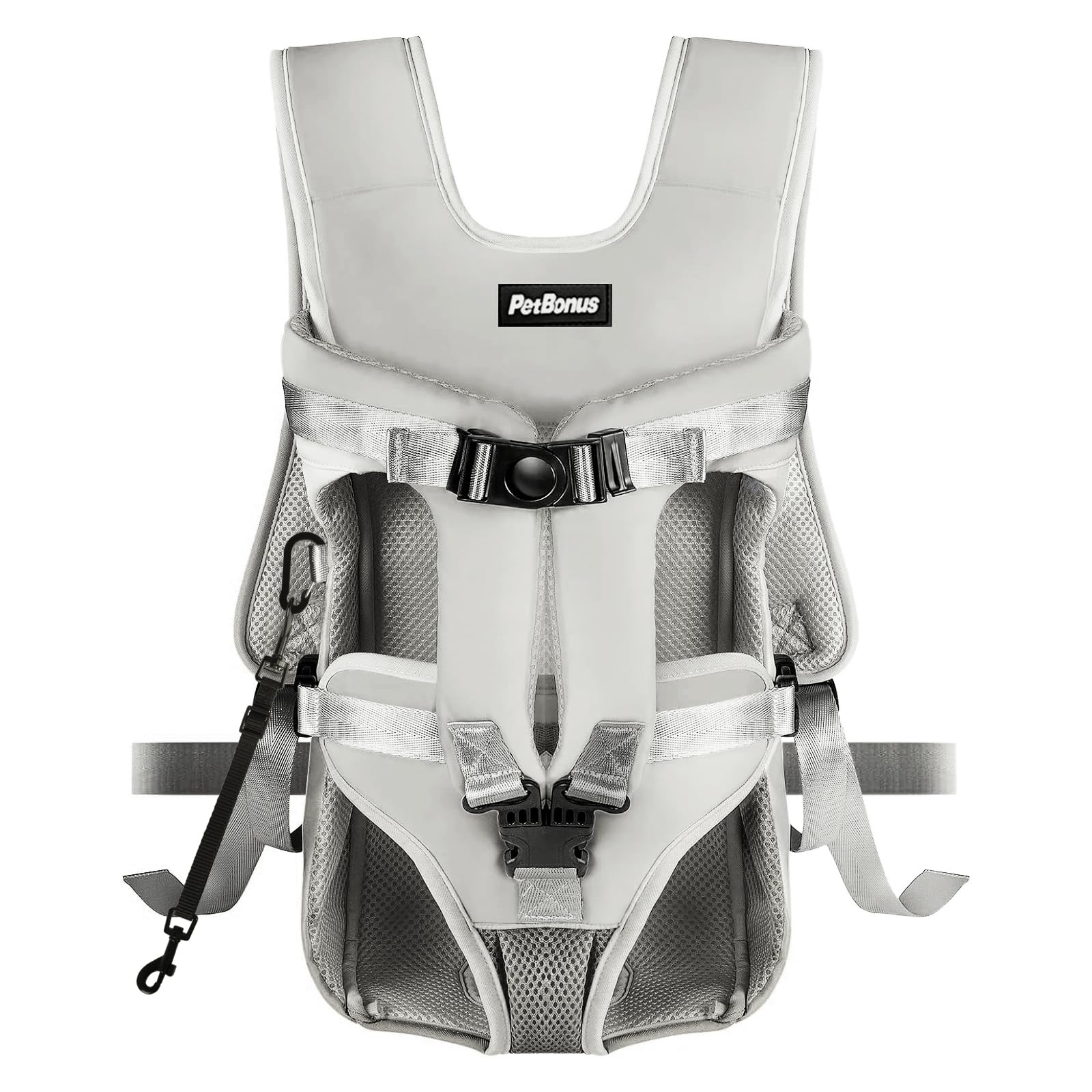PetBonus mochila frontal para perro, ajuste cómodo para paseos al aire libre