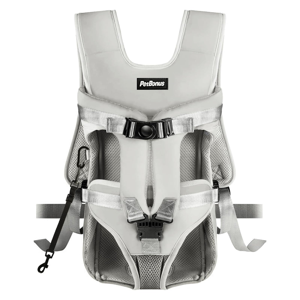 PetBonus mochila frontal para perro, ajuste cómodo para paseos al aire libre
