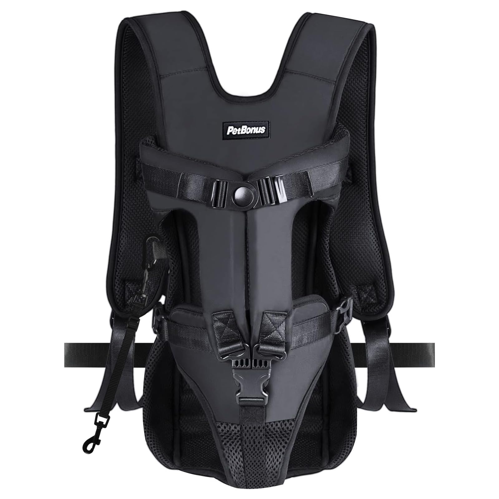 PetBonus Mochila frontal para perros con ajuste cómodo y seguro