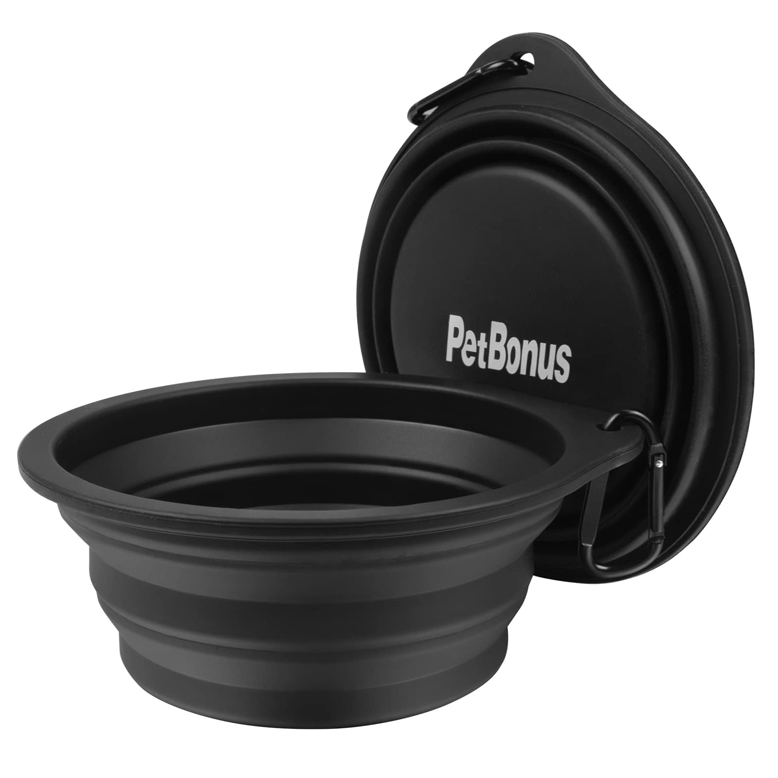 PetBonus pack de dos cuencos plegables para viajar con mascotas