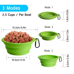 Cuenco de silicona de PetBonus, sin BPA para uso alimentario seguro.